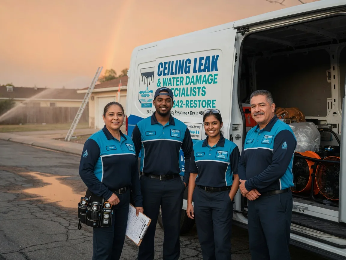 Ceiling Leak Cleanup company in Bradford, OH