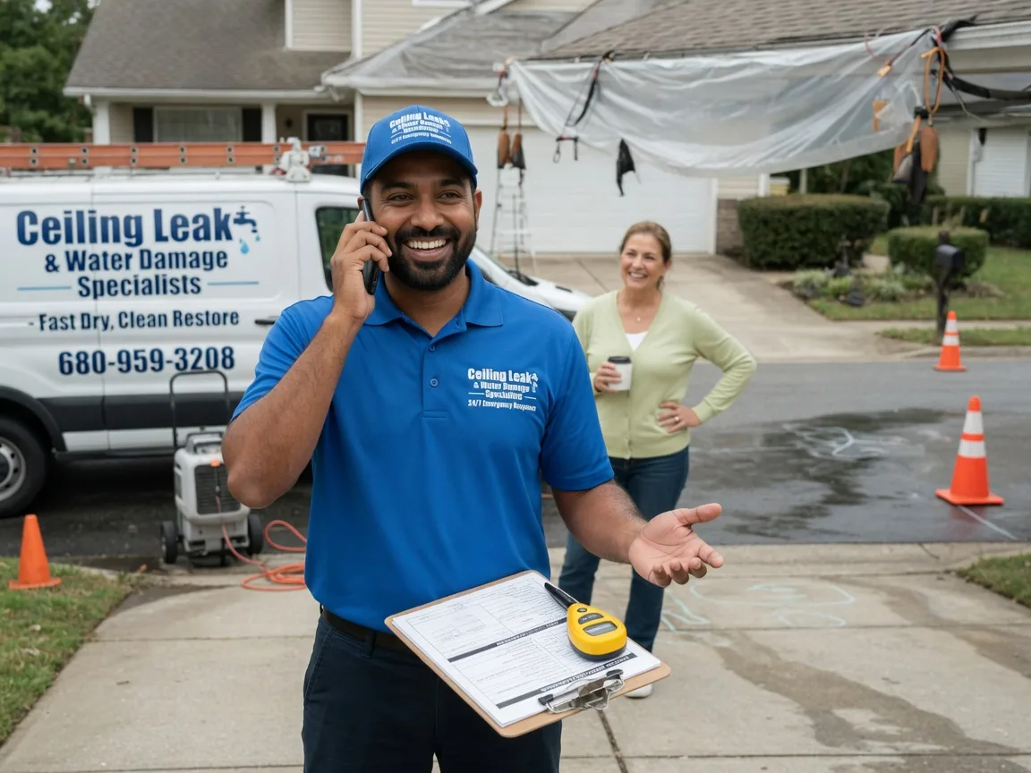 Ceiling Leak Cleanup Bradford, OH FAQs